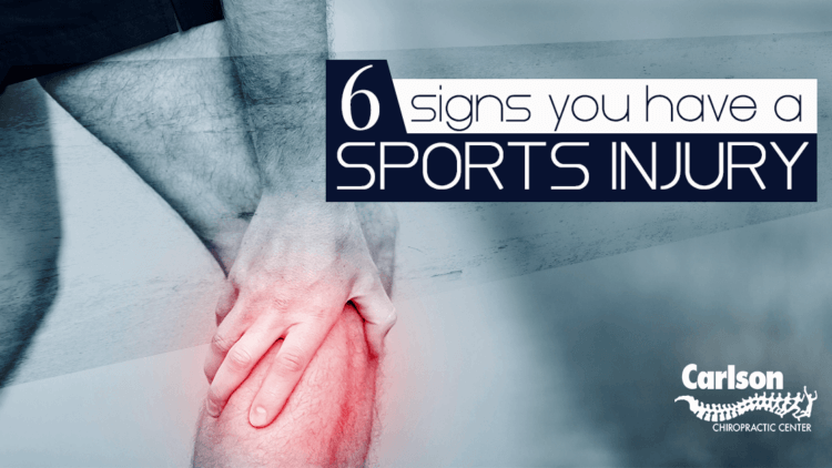 6 Signs You Have a Sports Injury